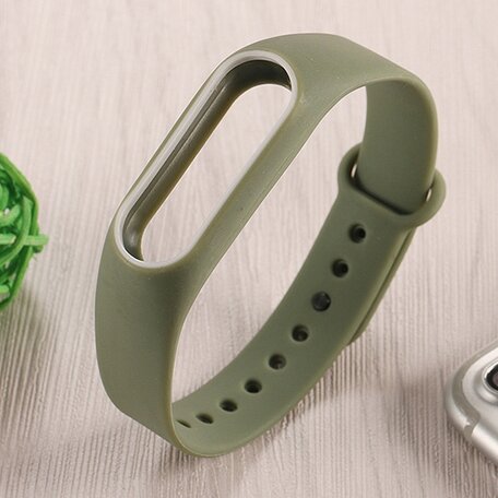 Xiaomi Mi band 2 DUO COLOR Armband für CA0600B - Armee grün