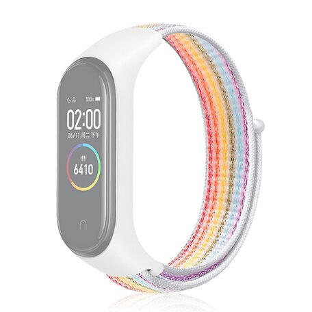 Nylon gewebtes Band Xiaomi Mi Band 3 / 4 / 5  / 6 / 7 - Mehrfarbig