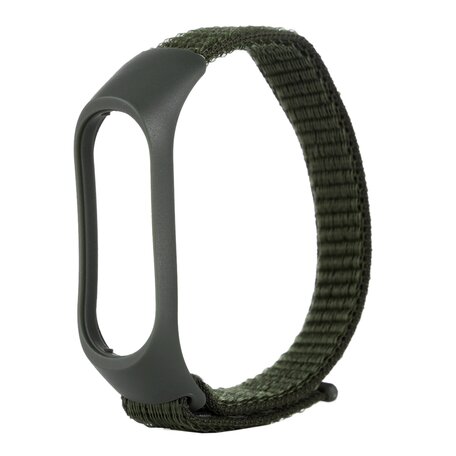 Nylon gewebt Band Xiaomi Mi Band 3 / 4 / 5  / 6 / 7 - Armee Grün