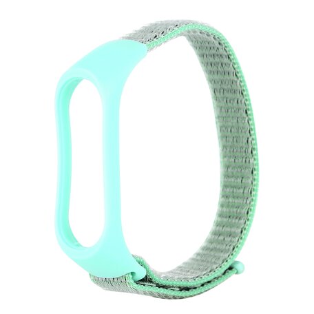 Nylon Woven Band Xiaomi Mi Band 3 / 4 / 5  / 6 / 7 - Mintgrün