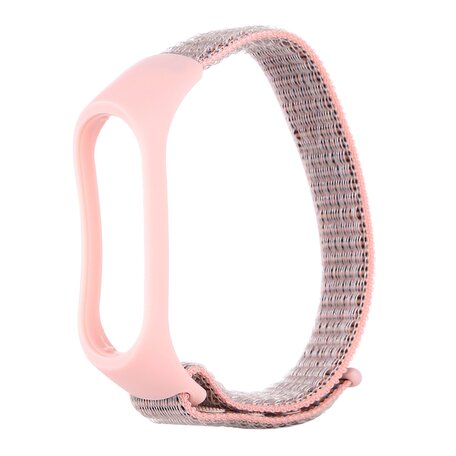 Nylon gewebt Band Xiaomi Mi Band 3 / 4 / 5  / 6 / 7 - Rosa