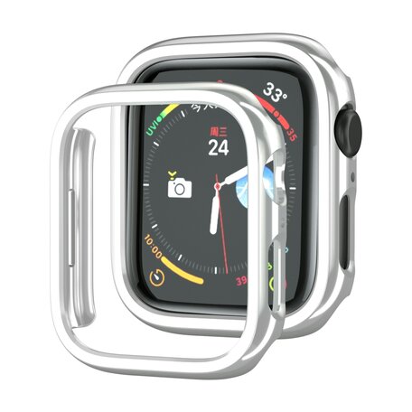 Hartschalengehäuse 41mm - Silber (glänzend) - Geeignet für Apple Watch 41mm