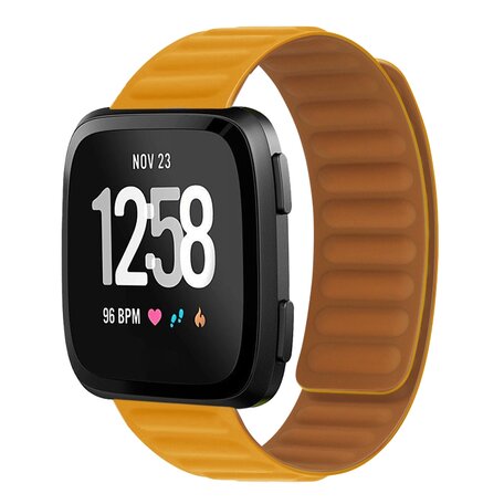 Fitbit Versa 3/4 & Sense 1/2 - Silikon-Schleifenband - Ocker