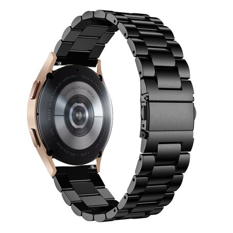 Stahlgliederarmband - Schwarz - Samsung Galaxy Watch 4 - 40mm / 44mm