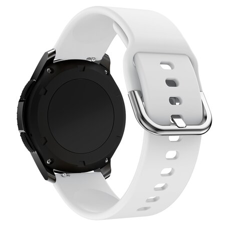 Silikon-Sportband - Weiß - Samsung Galaxy Watch 3 - 45mm