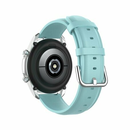 Klassisches Lederarmband - Blau - Samsung Galaxy Watch - 42mm