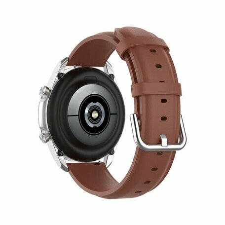 Klassisches Lederarmband - Braun - Samsung Galaxy Watch - 42mm