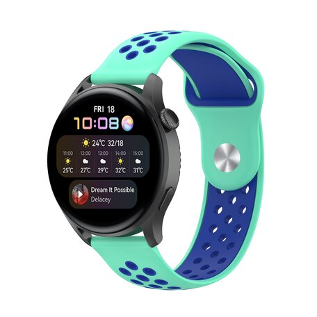 Sport Edition - Mintgrün + Blau - Samsung Galaxy Watch 3 - 45mm