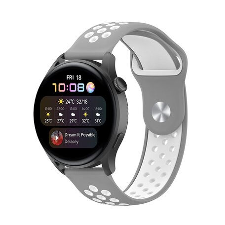 Sport Edition - Grau + Weiß - Samsung Galaxy Watch 3 - 45mm