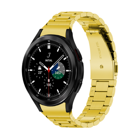 Samsung Galaxy Watch 4 Classic - 42mm / 46mm - Stahlgliederband - Gold