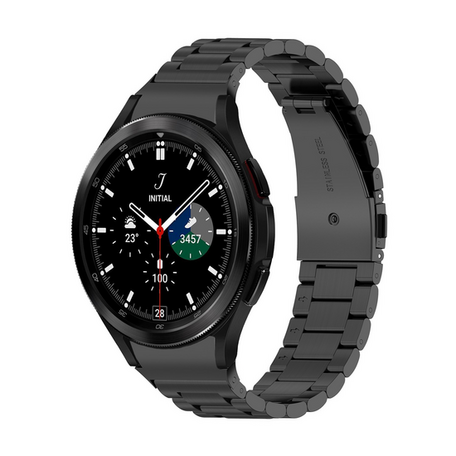 Samsung Galaxy Watch 4 Classic - 42mm / 46mm - Stahlgliederband - Schwarz