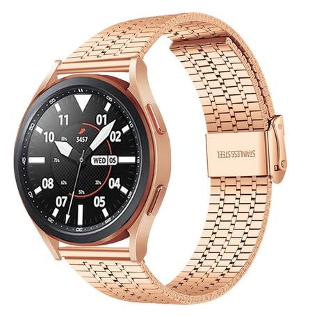 Garmin Vivoactive 4 / 4L - Stahlband - Champagner Gold