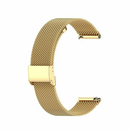 Garmin Vivoactive 4 / 4L - Milanaiseband mit Clipverschluss - Gold