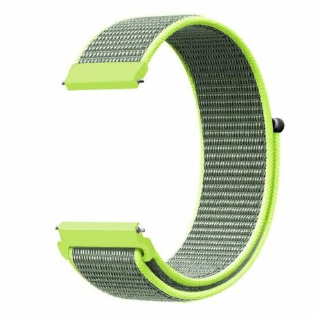 Garmin Vivoactive 4 / 4L - Sport Loop Armband - Neon grün