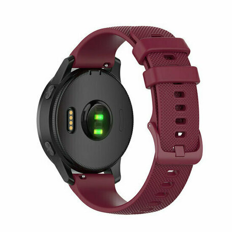 Garmin Vivoactive 4 / 4L - Sportarmband mit Muster - Weinrot