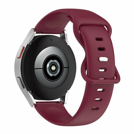 Garmin Vivoactive 4 / 4L - Unifarbenes Sportband - Bordeaux