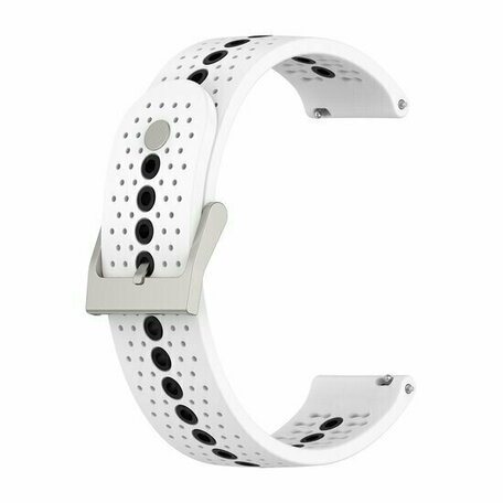 Garmin Vivoactive 4 / 4L - Dot Pattern Armband - Weiß