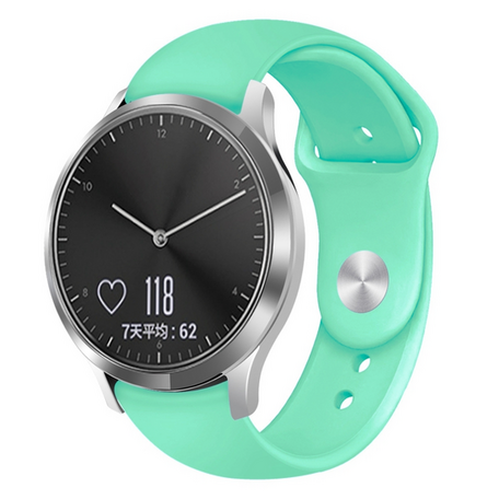 Garmin Vivoactive 4s / Venu 2s / Vivomove 3s / Forerunner 255s - Sportarmband - Größe: Klein - Seegrün