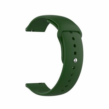 Garmin Vivoactive 4s / Venu 2s / Vivomove 3s / Forerunner 255s - Sportarmband - Größe: Klein - Dunkelgrün