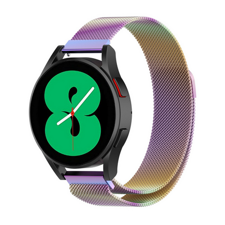 Garmin Vivoactive 4s / Venu 2s / Vivomove 3s / Forerunner 255s - Milanaise Armband - Multicolour