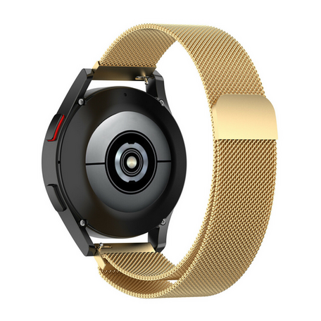 Garmin Vivoactive 4s / Venu 2s / Vivomove 3s / Forerunner 255s - Milanaise Armband - Gold