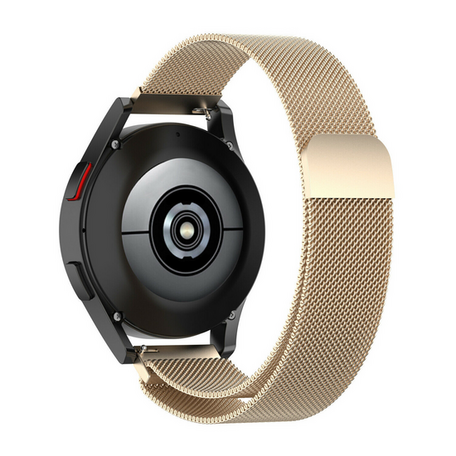 Garmin Vivoactive 4s / Venu 2s / Vivomove 3s / Forerunner 255s - Milanaise Armband - Vintage gold
