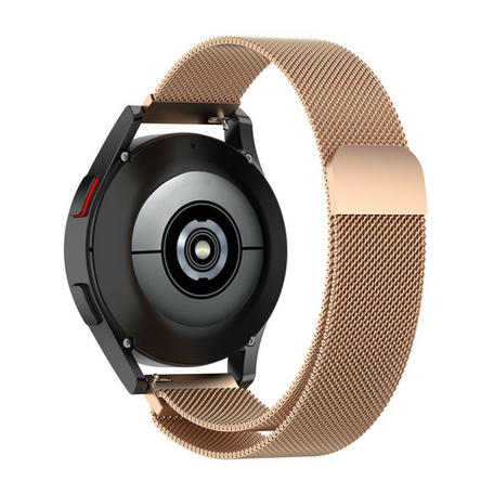 Garmin Vivoactive 4s / Venu 2s / Vivomove 3s / Forerunner 255s - Milanaise Armband - Champagner Gold