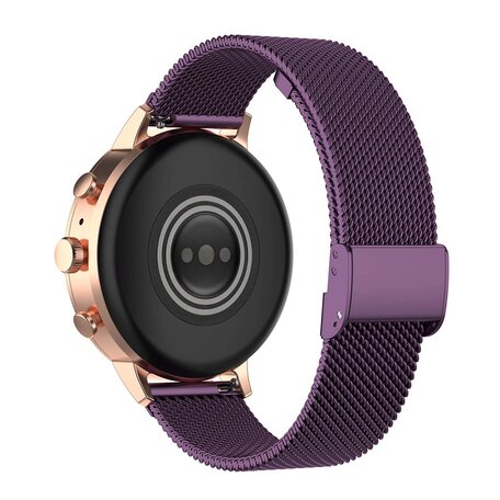 Garmin Vivoactive 4s / Venu 2s / Vivomove 3s / Forerunner 255s - Milanaise-Armband mit Clipverschluss - Multicolour