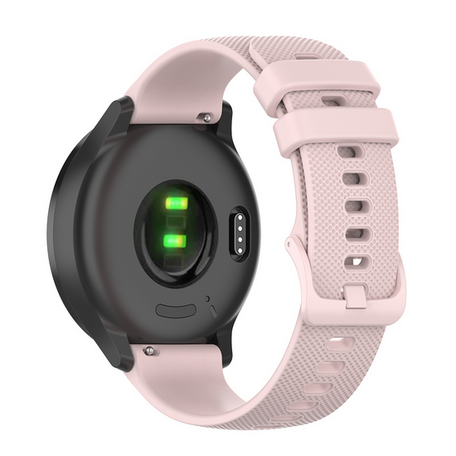 Garmin Vivoactive 4s / Venu 2s / Vivomove 3s / Forerunner 255s - Sportarmband mit Muster - Hellrosa
