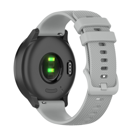 Garmin Vivoactive 4s / Venu 2s / Vivomove 3s / Forerunner 255s - Sportarmband mit Muster - Grau
