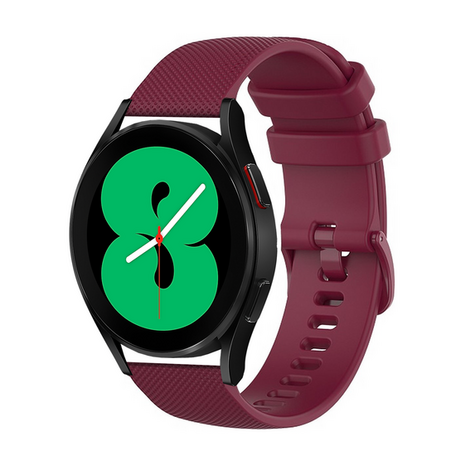 Garmin Vivoactive 4s / Venu 2s / Vivomove 3s / Forerunner 255s - Sportarmband mit Muster - Weinrot