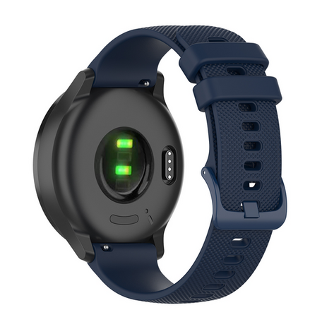 Garmin Vivoactive 4s / Venu 2s / Vivomove 3s / Forerunner 255s - Sportarmband mit Muster - Dunkelblau