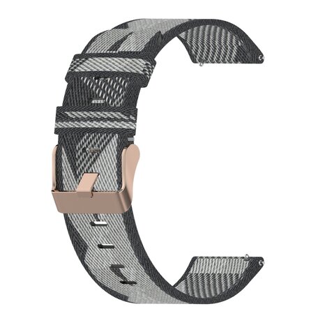 Garmin Vivoactive 4s / Venu 2s / Vivomove 3s / Forerunner 255s - Segeltucharmband - Grau