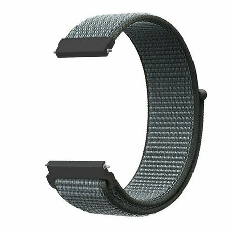 Garmin Vivomove 3 / HR / Luxe / Sport / Style / Trend - Sport Loop Armband - Dunkelgrau / blau gemischt