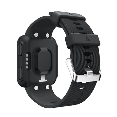 Silikonarmband - Schwarz - Garmin Forerunner 35 / 30