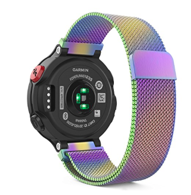 Garmin Forerunner 220 / 230 / 235 / 620 / 630 / 735 (XT) - Milanaise-Armband - Large - Multicolour