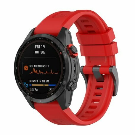 Silikon-Sportarmband - Rot - Garmin Forerunner 745 / 935 / 945 / 955 / 965