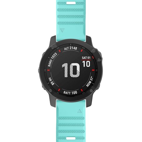 Silikonband - Hellblau - Garmin Fenix 7X / 6X / 5X