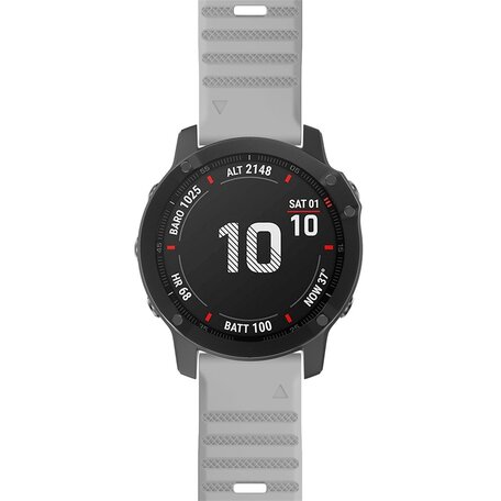 Silikonband - Grau - Garmin Fenix 7X / 6X / 5X