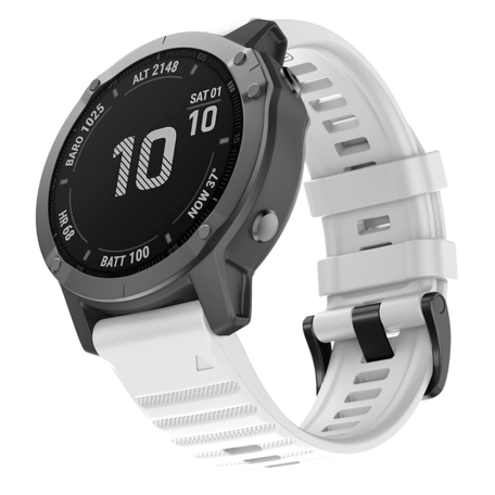 Silikonband - Weiß - Garmin Fenix 7X / 6X / 5X