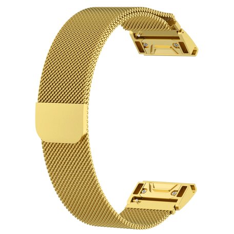 Milanaise Armband - Gold - Garmin Fenix 7X / 6X / 5X