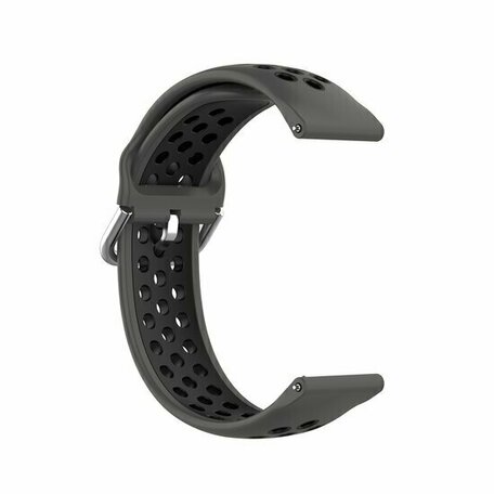 Garmin Venu / Sq / Sq2 / 2 plus - Silikon-Sportband mit Schnalle - Schwarz