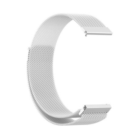 Garmin Venu / Sq / Sq2 / 2 plus - Milanaise Armband - Silber