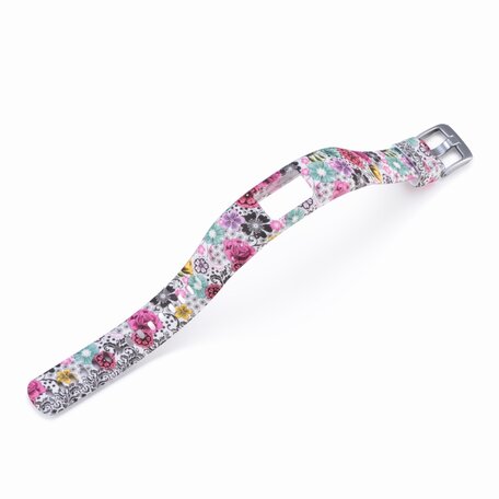 Silikon-Sportband - Blumendruck - Garmin Vivofit 4