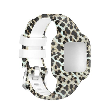 Silikonarmband mit Druck - Leopardendruck - Garmin Vivofit Junior 3