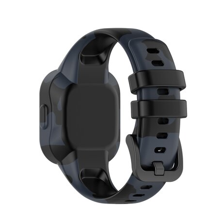 Silikonarmband mit Aufdruck - Armee grau - Garmin Vivofit Junior 3