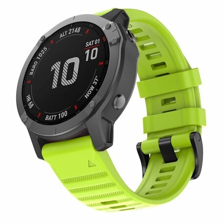 Silikonband - Grün - Garmin Quatix 7X / 6X & Tactix 7 (pro)