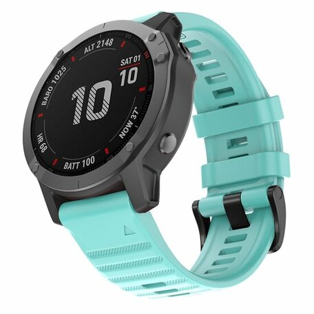 Silikonband - Hellblau - Garmin Quatix 7X / 6X & Tactix 7 (pro)