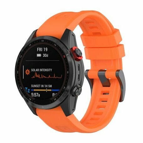 Silikon-Sportarmband - Orange - Garmin Epix Gen 2 / MARQ / Quatix 7/6/5