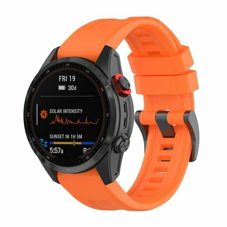 Silikon-Sportarmband - Orange - Garmin Approach S60 & S62 / Instinct / Instinct 2 (Solar)